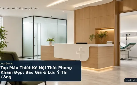 Top Mẫu Thiết Kế Nội Thất Phòng Khám Đẹp: Báo Giá & Lưu Ý Thi Công