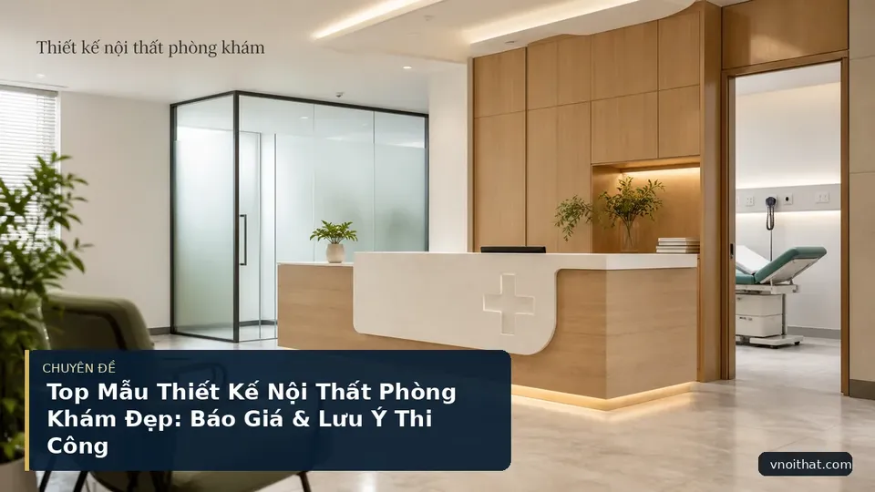 Top Mẫu Thiết Kế Nội Thất Phòng Khám Đẹp: Báo Giá & Lưu Ý Thi Công