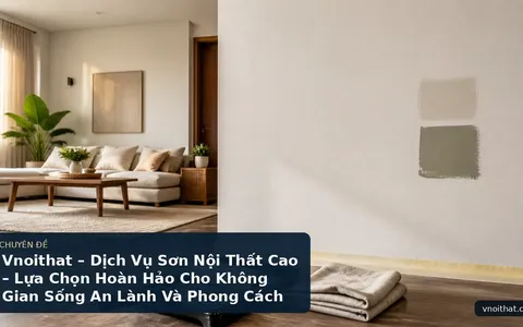 Vnoithat – Dịch Vụ Sơn Nội Thất Cao – Lựa Chọn Hoàn Hảo Cho Không Gian Sống An Lành Và Phong Cách