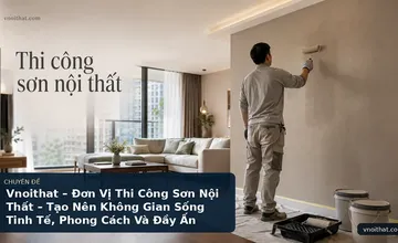 Vnoithat – Đơn Vị Thi Công Sơn Nội Thất – Tạo Nên Không Gian Sống Tinh Tế, Phong Cách Và Đầy Ấn Tượng
