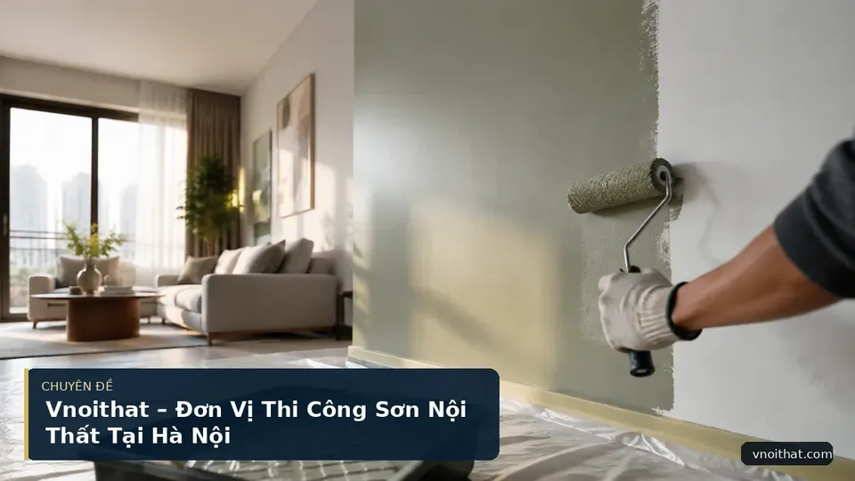 Vnoithat – Đơn Vị Thi Công Sơn Nội Thất Tại Hà Nội