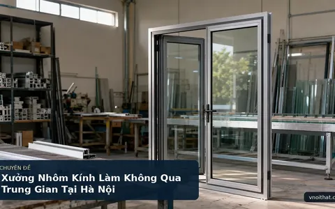 Xưởng Nhôm Kính Làm Không Qua Trung Gian Tại Hà Nội